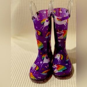 Western Chief Light Up Rain Boots Toddler Size 6